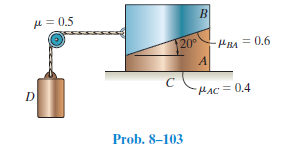 H = 0.5
20
HBA = 0.6
HAC = 0.4
Prob. 8-103
