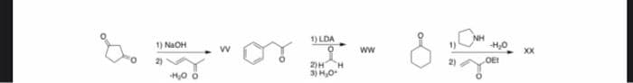 1) LDA
NH
1) NaOH
ww
2)
2)
OE
H.
3) H,O
