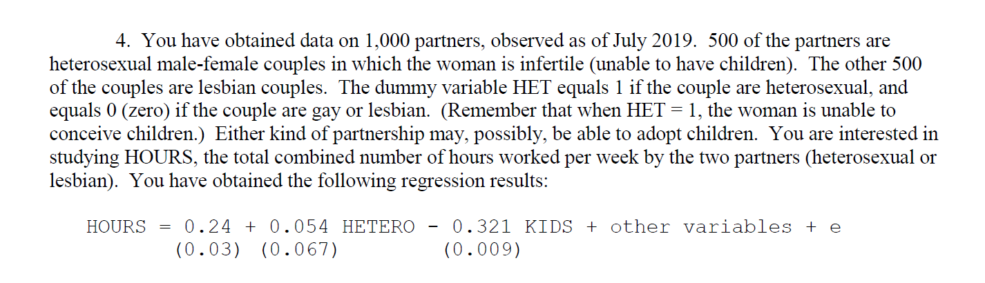 e dummy variable HET equals 1 if the
