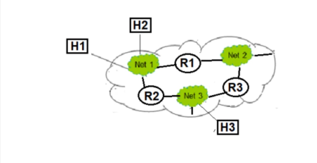 H2
H1
Net 2
Net 1,
R1
R3
R2
Net 3
H3
