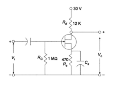 30 V
12 K
Vo
V,
RGS1 MA 47o-
1 ΜΩ
R,
