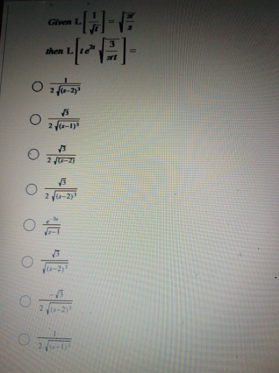 Given L
then
2 o-2)
2.
(3-2)"
