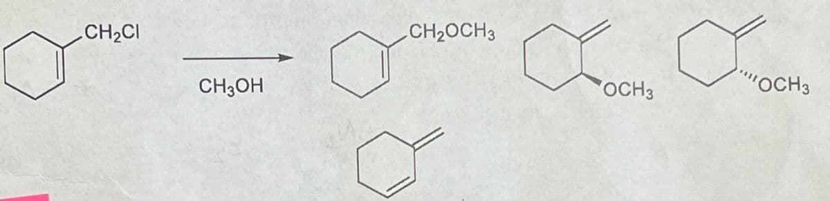 CH₂CI
CH3OH
CH₂OCH3
a
OCH 3
OCH 3