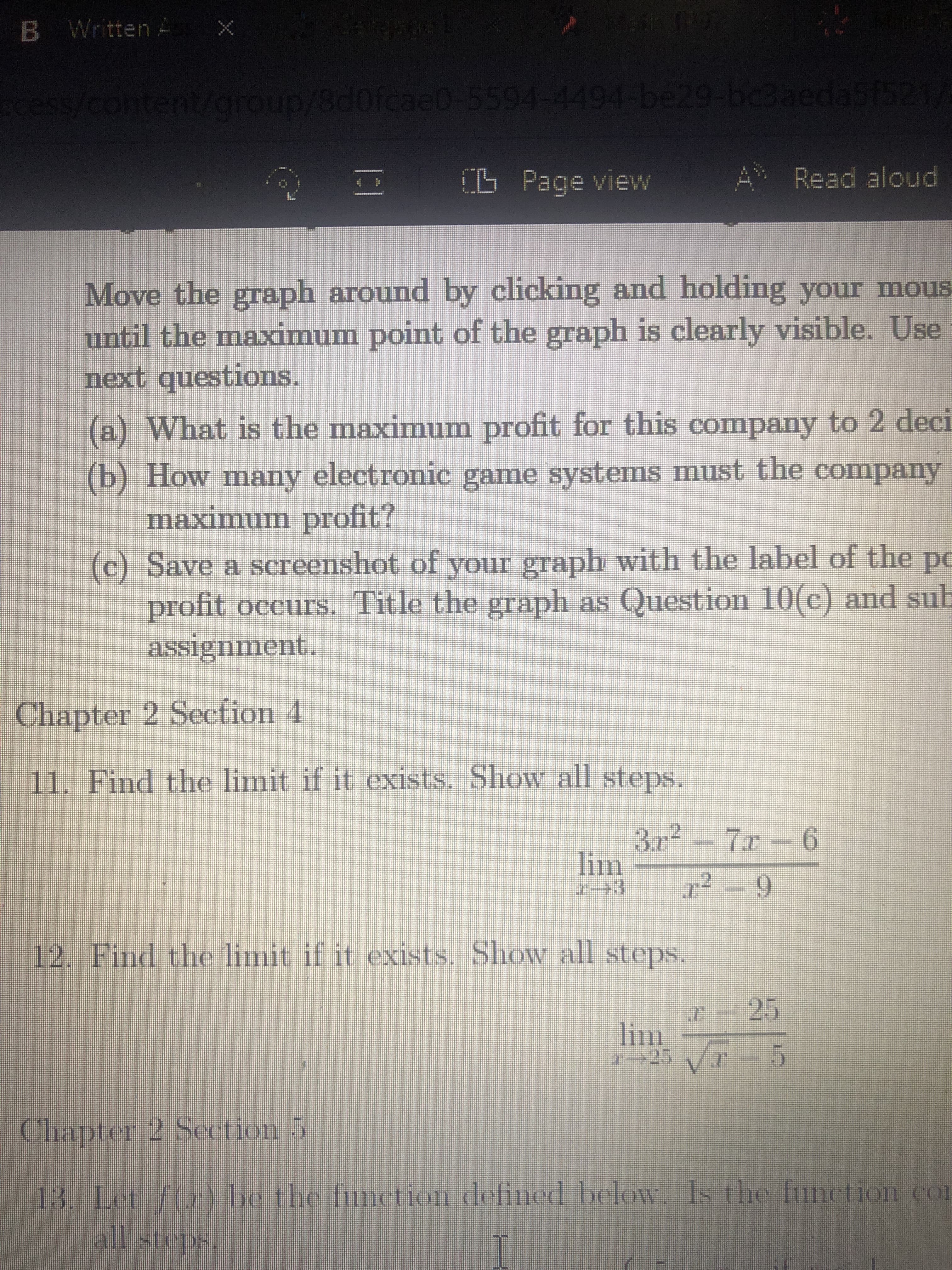 3r²-7r-6
lim
r2 - 9
6.
