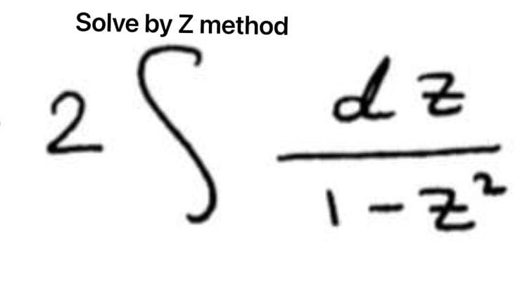 Solve by Z method
근
2.

