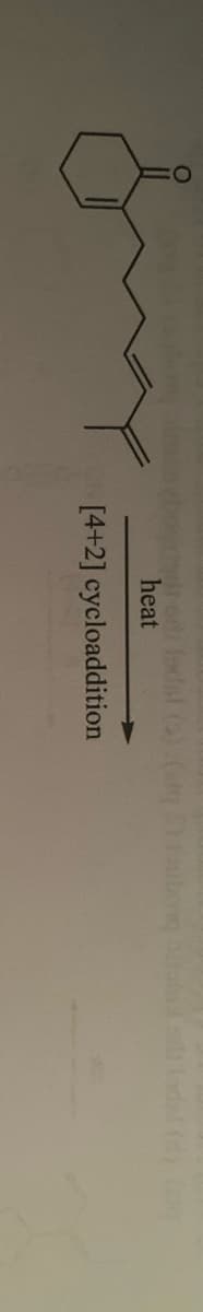 dedi ledal (o) (alq Cloubon
heat
[4+2] cycloaddition