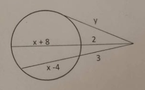 y
x + 8
x -4
3.
