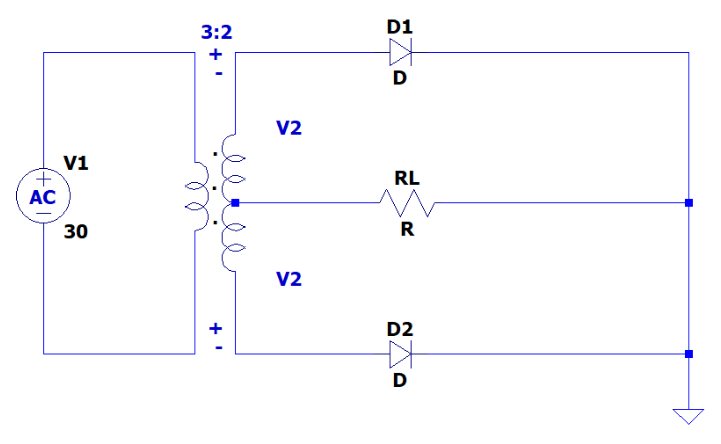 3:2
D1
+
D
V2
V1
RL
AC
30
R
V2
+
D2
D
eeee
