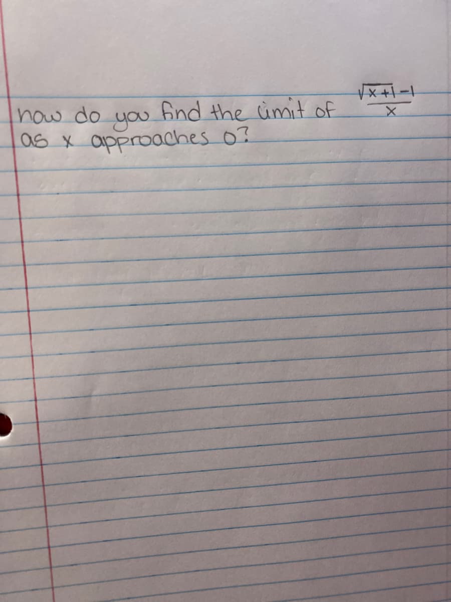 find the imit of
how do
as x approaches 0?
you.
