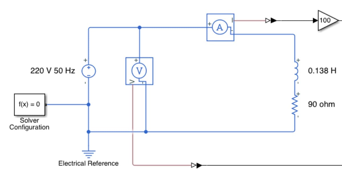 100
220 V 50 Hz
0.138 H
f(x) = 0
90 ohm
Solver
Configuration
Electrical Reference
