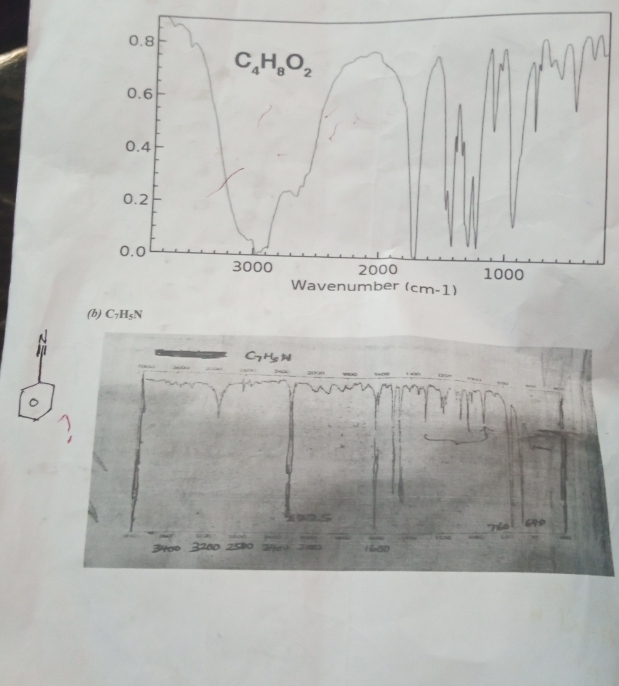 0.8
C,H,O,
0.6-
0.4
0.2
0.0
3000
2000
1000
Wavenumber (cm-1)
(b) C;H&N
1600
Hoo 320o 2o
