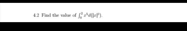 4.2 Find the value of d(rf").
