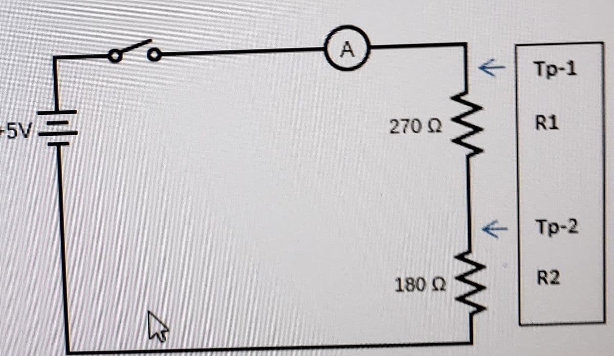 A
Тр-1
+5V
270 Q
R1
Тр-2
R2
180 Q
