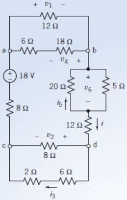 C
+ U1
Μ
ΕΩ
18 Ω
a ob
UA
|18 V
20 Ω·
UG
is
8Ω
8 Ω
12ΩΣΗ
d
2Ω
Μ
Μ
12Ω
02 +
www
8 Ω
by
6Ω
w
5 Ω