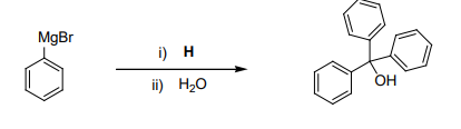 MgBr
i) H
ii) H20
OH
он
