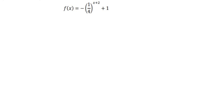 x+2
f(x) =
+1
