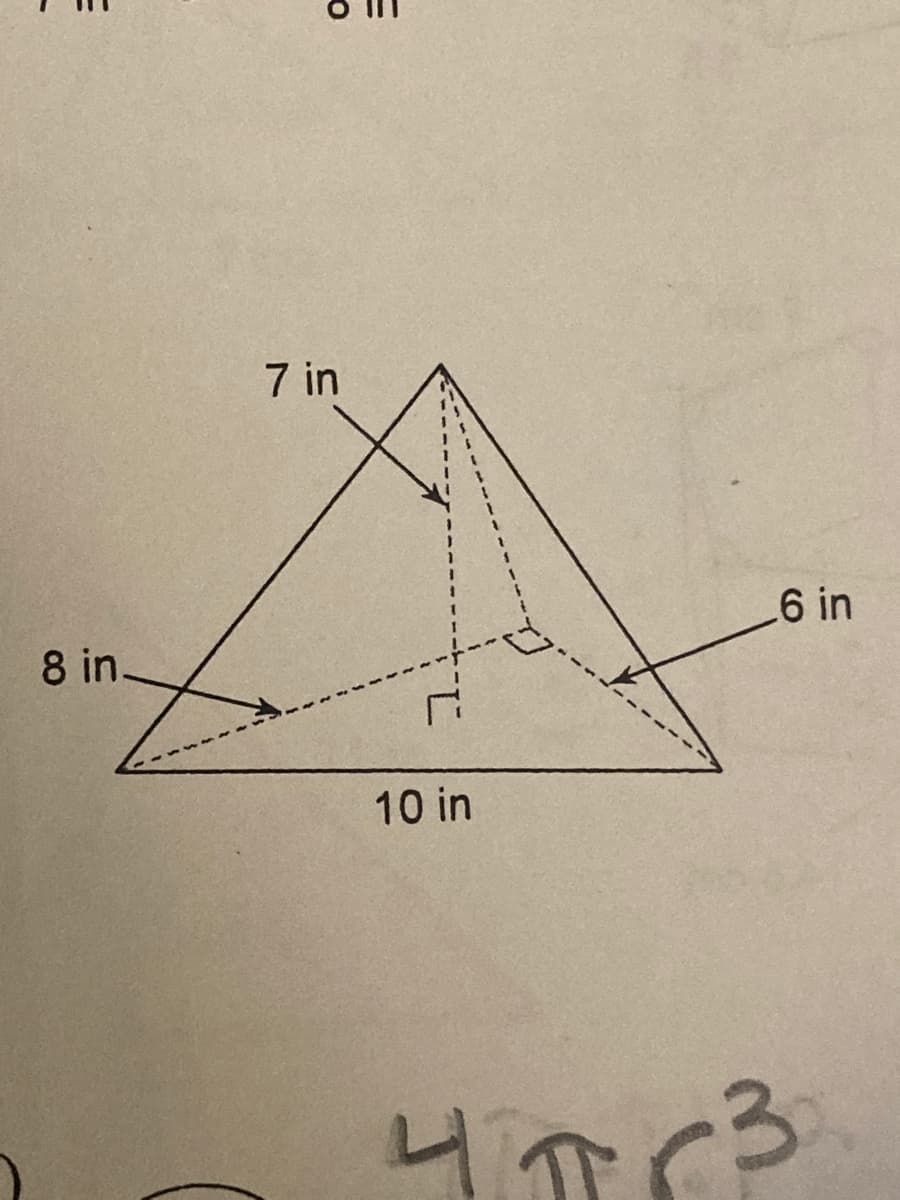 7 in
8 in.
6 in
10 in
-3
