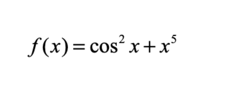 f(x)=cos x+x
.2
5
