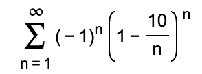 10) n
-1)" 1
n 1
