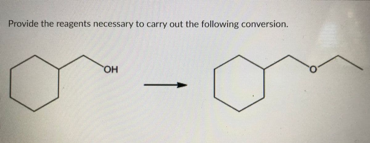 Provide the reagents necessary to carry out the following conversion.
HO.
