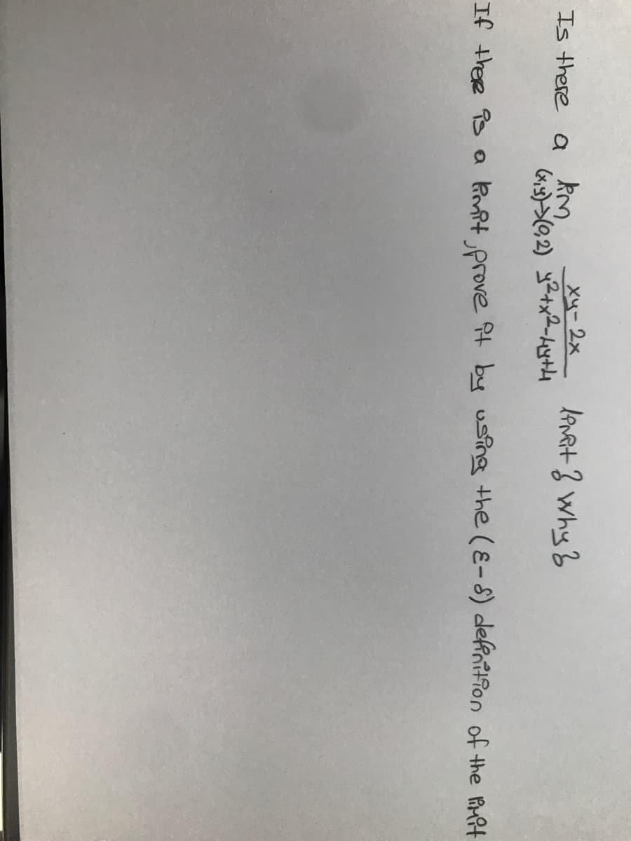 Is there a km.
X4-2x
lenfit 3 Why 3
If there is a komft ,prove t by using the(e-8) definition of the RiRt
