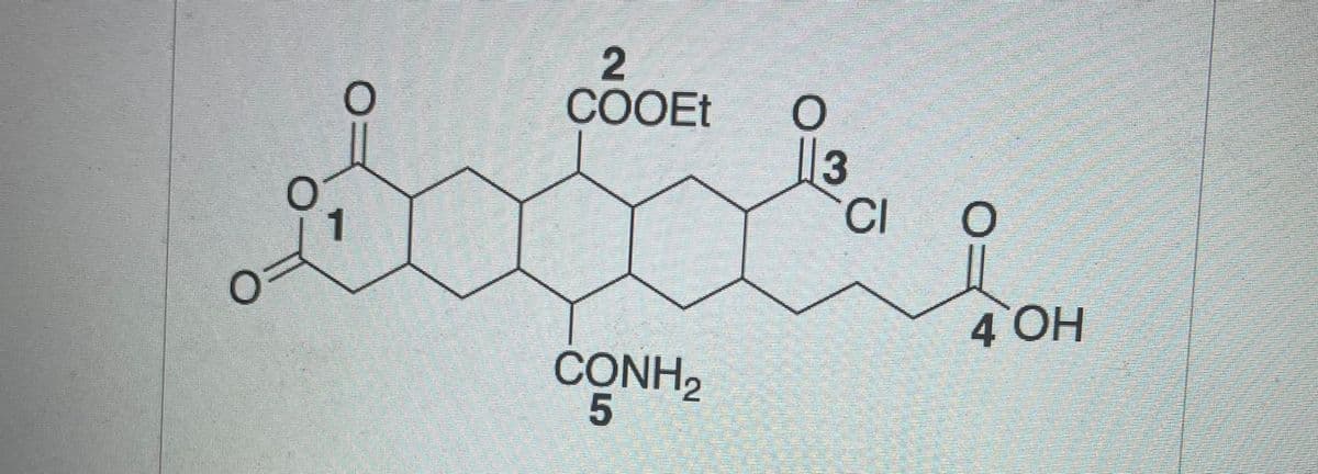 O
O
1
2
COOEt
CONH₂
5
O
||3
CI
O
From
4 OH