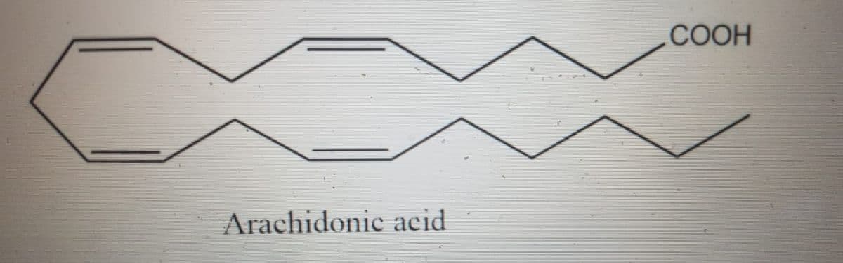 COOH
Arachidonic acid
