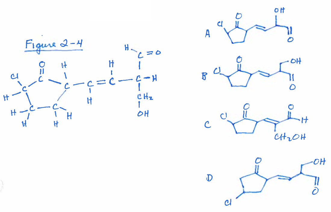 H
H
Figure 2-4
O=U
-
C
H
J- H
汁
HIC
"C=0
-D
-H
1
CH₂
1
OH
A
Ⓡ
с
D
cl
J
OH
gal
OH
∙H
CH₂OH
-OH