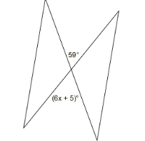 59
(6x + 5)°
