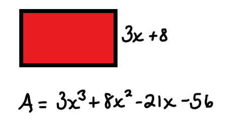 3x+8
A = 3x3+8x2-21x-56