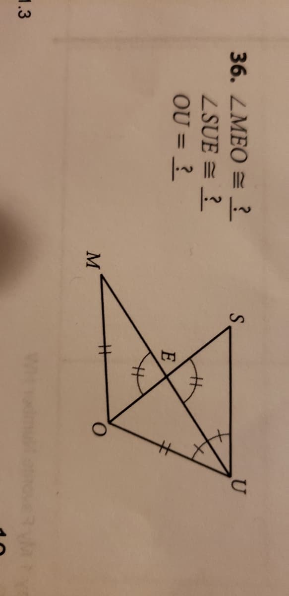 36. LMEO = ?
ZSUE = ?
OU = ?
S.
|3D
E
1.3
