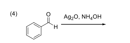 (4)
Ag20, NH4OH
H.
