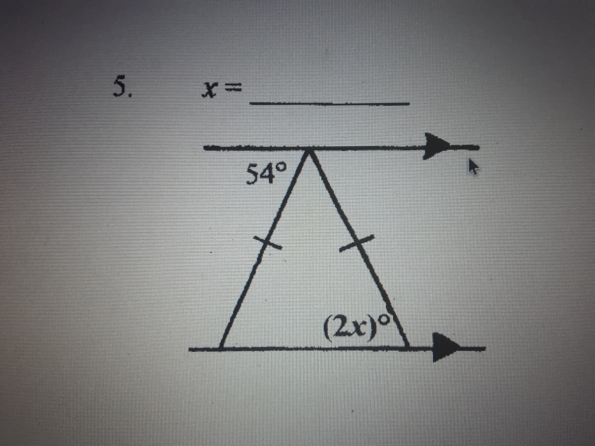 5.
54°
(2x)이
