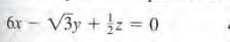 ár – V3y + z = 0
