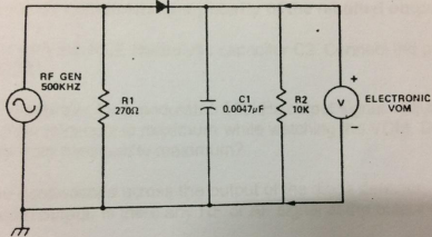 RF GEN
50OKHZ
R1
2702
R2
10K
ELECTRONIC
VOM
0.0047pF
