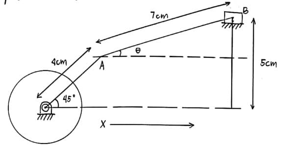 7cm
4cm
5cm
45°
