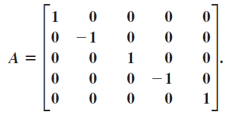 -1
A =
| 0
-1
