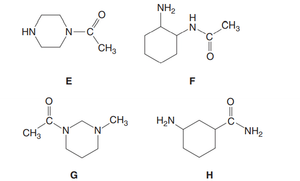 NH2
HN
.N.
CH3
N-
CH3
E
F
||
CH3
`N
H,N
CH3
`NH2
G
H
