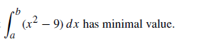 (x2.
- 9) dx has minimal value.
