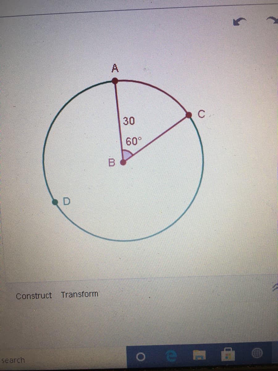 A
C
30
60°
Construct Transform
search
