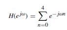 4
H(eja) = E io
Σε
- jaan
n=0
