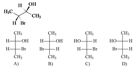 н он
H3C.
CH3
H Br
CH3
CH3
CH3
CH3
H-
-ОН
H-
-ОН
НО-
Но-
H
H-
Br
Br-
-H
-Br
Br-
-H
ČH3
ČH3
ČH3
A)
B)
C)
D)
