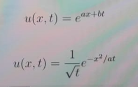 u(x,t) =
ear+bt
%3D
1
u(x,t) =
-r² /at
