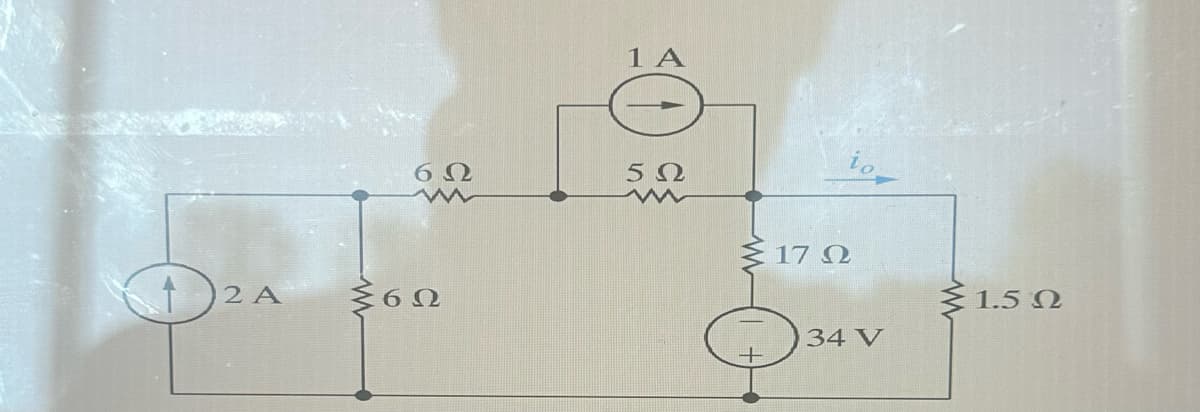 2Α
6Ω
6Ω
14
5 Ω
Σ17Ω
(34
34 V
{15 Ω