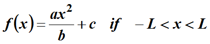 ax?
f(x)=.
ах
+с if -L<x<L
b
