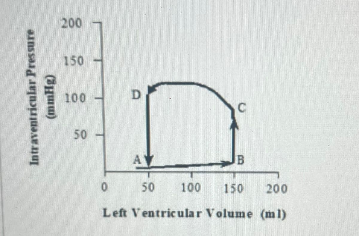 Intraventricular Pressure
(mmHg)
200
150
100
D
C
50
AV
JB
0
50
100
150
200
Left Ventricular Volume (ml)