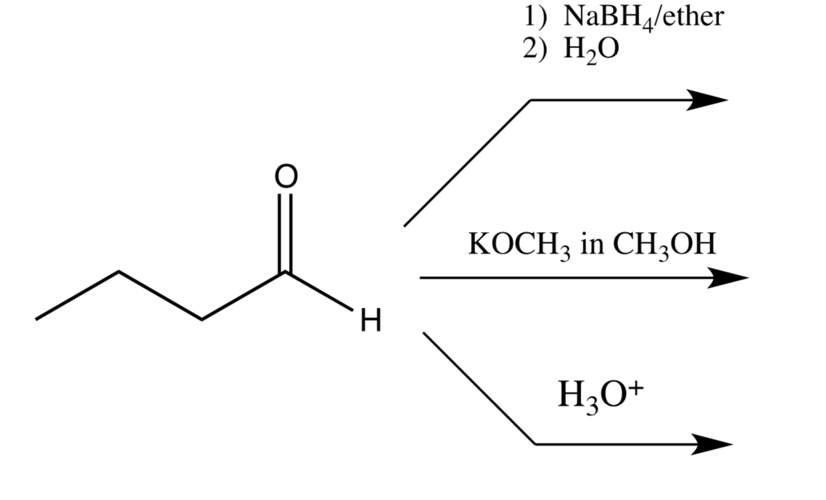 1) NaBH,/ether
2) H,О
КОСН; in CH,OН
TH.
H;O+
