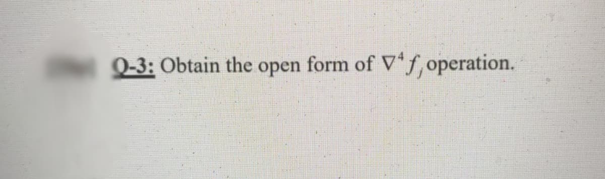 0-3: Obtain the open form of V*f,operation.
