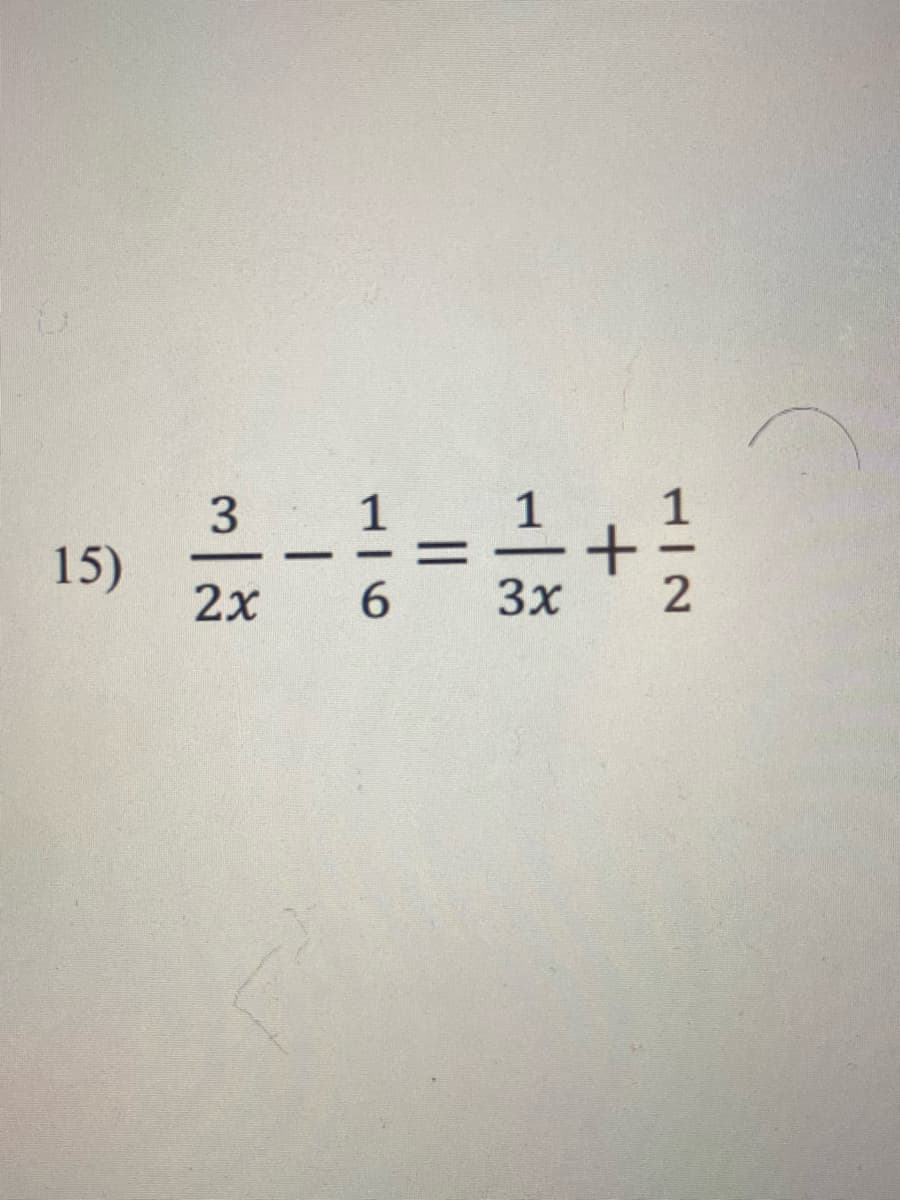 15)
3
2x
-
1
6
1/1/12 +21²/2
3x