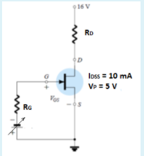 916 V
RD
Ioss = 10 mA
Vp = 5 V
Vos
RG
